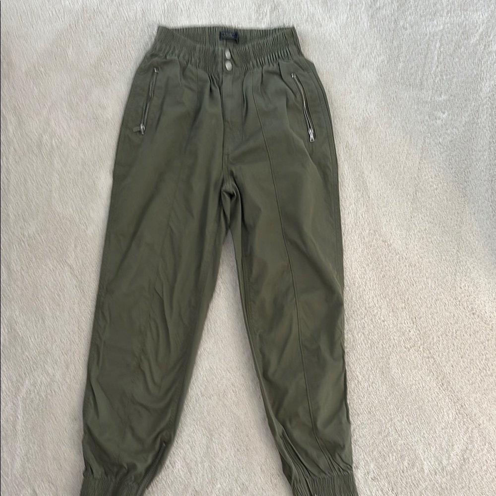 Abercrombie & Fitch Olive Green Jogger Pants sz XS